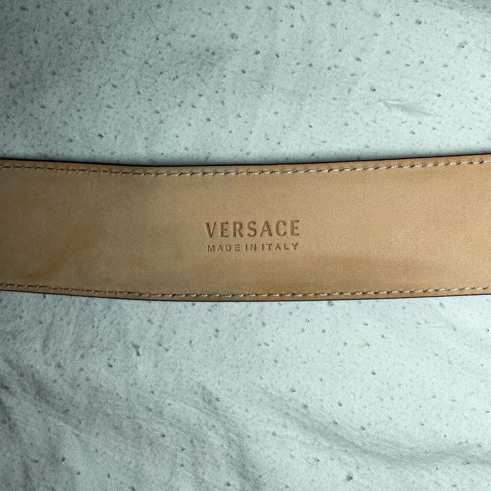 Versace Collection - La Medusa Leather Belt - Picture 2 of 4